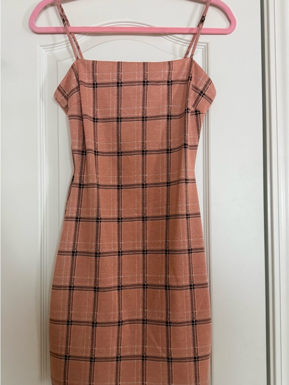 Lovely Day Pink Plaid Mini Dress